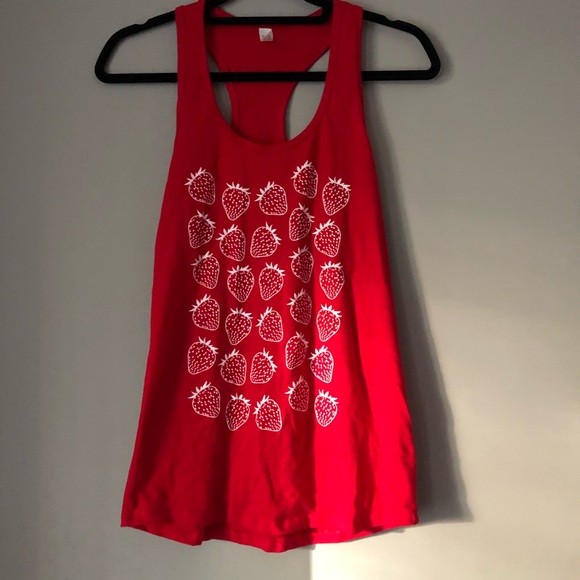 Red Strawberry Tank Top - Picture 2 of 6